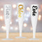 White Personalised Name Champagne & Prosecco Flute Glass - Choose Your Text Colour - 175ml - Each