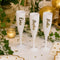 Gold Text Personalised Champagne & Prosecco Flute Glass White - 175ml - Each