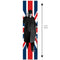 Winston Churchill Union Jack Portrait Wall & Door Banner Decoration - 1.2m