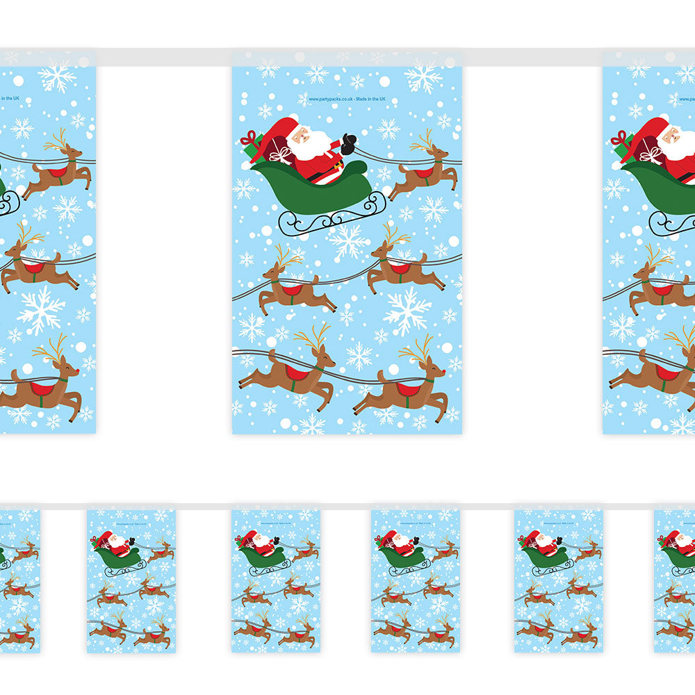 Christmas Winter Wonderland Flag Bunting - 2.4m