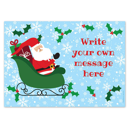 Christmas Winter Wonderland Personalised Poster -A3