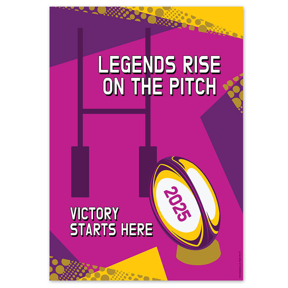Women's World Rugby Poster Decoration - A3