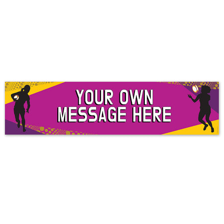 Women's World Rugby Personalised Banner Decoration - 1.2m