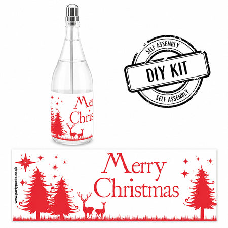 Personalised Champagne Bubbles - Wonderful Christmas - Pack of 16
