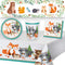 Woodland Animals Tableware Pack for 8 With FREE Banner!