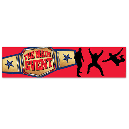 Wrestling Landscape Banner - 120cm x 30cm