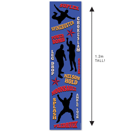 Wrestling Portrait Banner - 30cm x 120cm