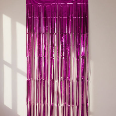 Pink Foil Curtain - 2.4m