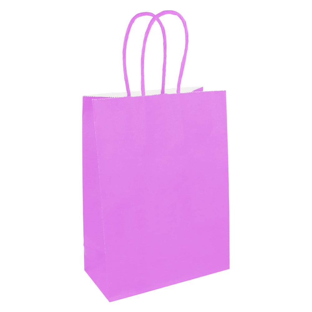 Light Purple Paper Party Bags - 22cm - Each