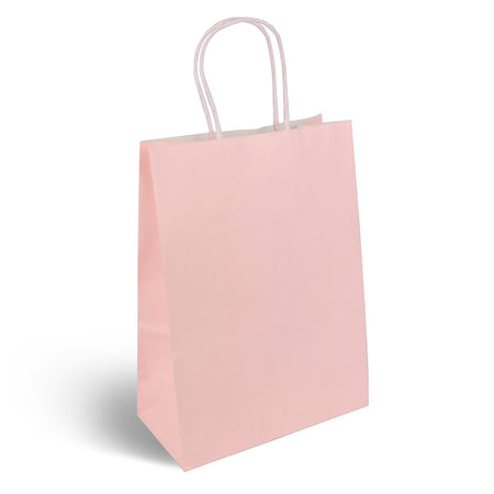 Light Pink Paper Party Bags - 22cm - Each