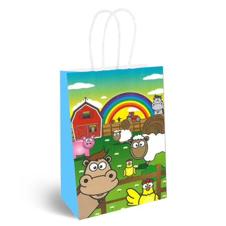 Farm Paper Party Bags - 22cm - Each