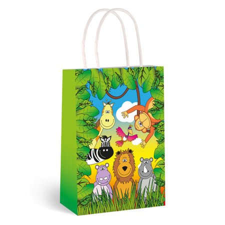 Jungle Paper Party Bags - 22cm - Each