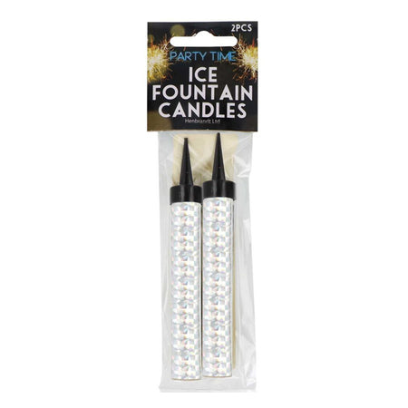Silver Ice Fountains - 12cm - Pack of 2