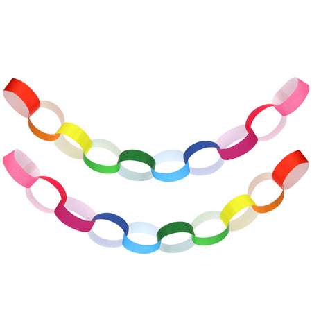 Multicolour Paper Chains Kit - Pack of 100
