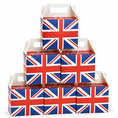Union Jack British Flag Party Boxes - Pack of 288