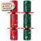 Christmas Crackers Eco-Friendly Festive Berries Red & Green - 10