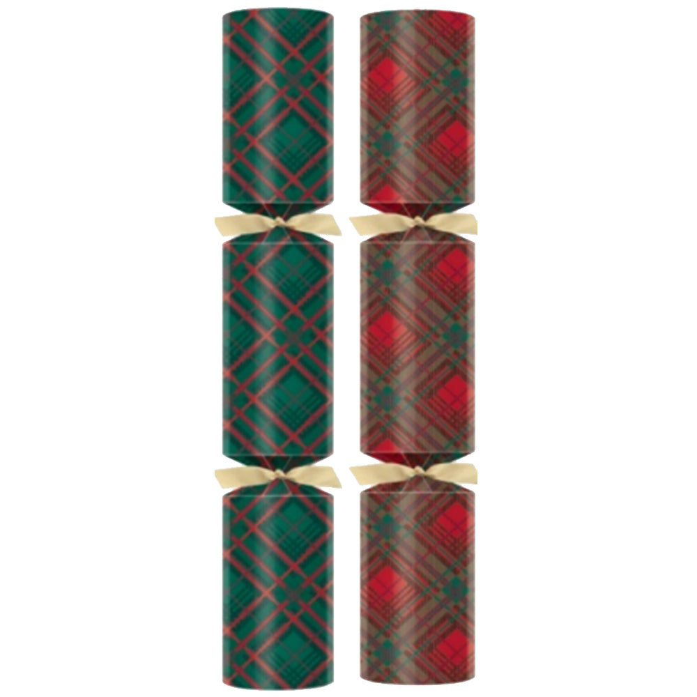 Tartan Tidings Christmas Crackers - 12" - Each