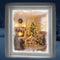 LED Christmas Warm White Star Hanging Light - 57cm
