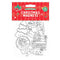 Colour Your Own Christmas Magnets - Pack of 4