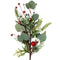 Bell And Berry Christmas Foliage Branch - 54cm