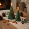 Set Of 2 LED Christmas Tree Candles - 18cm