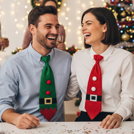 Christmas Novelty Tie - 2 Assorted Designs - Each