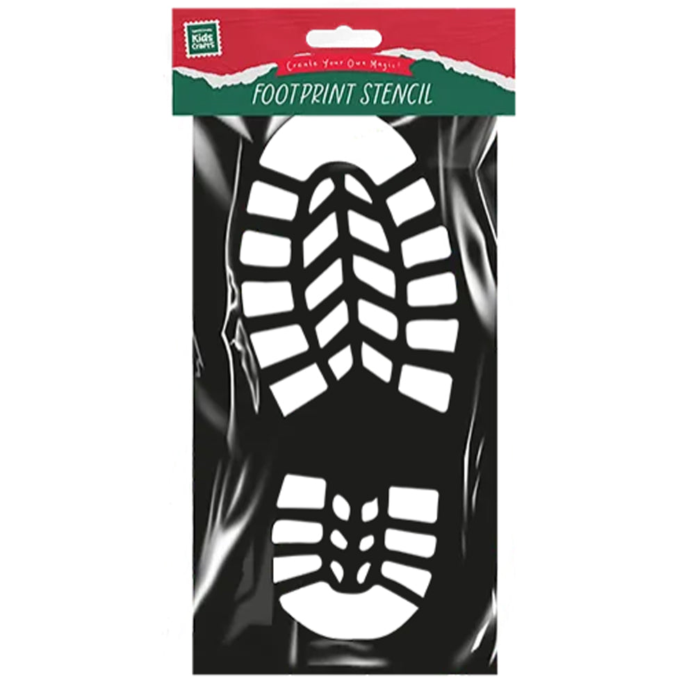 Santa Footprint Stencil - 30cm