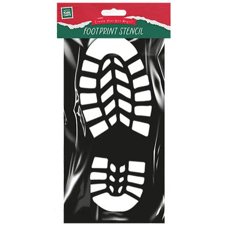 Santa Footprint Stencil - 30cm