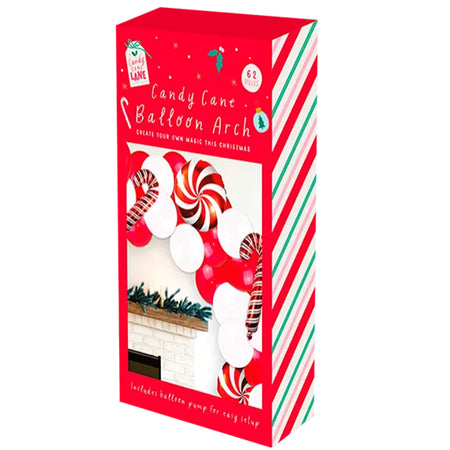 Candy Cane Christmas Balloon Arch