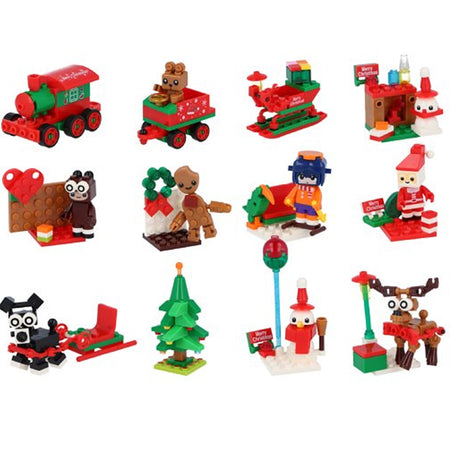 Christmas Themed Brick Kits - Assorted Designs - Each