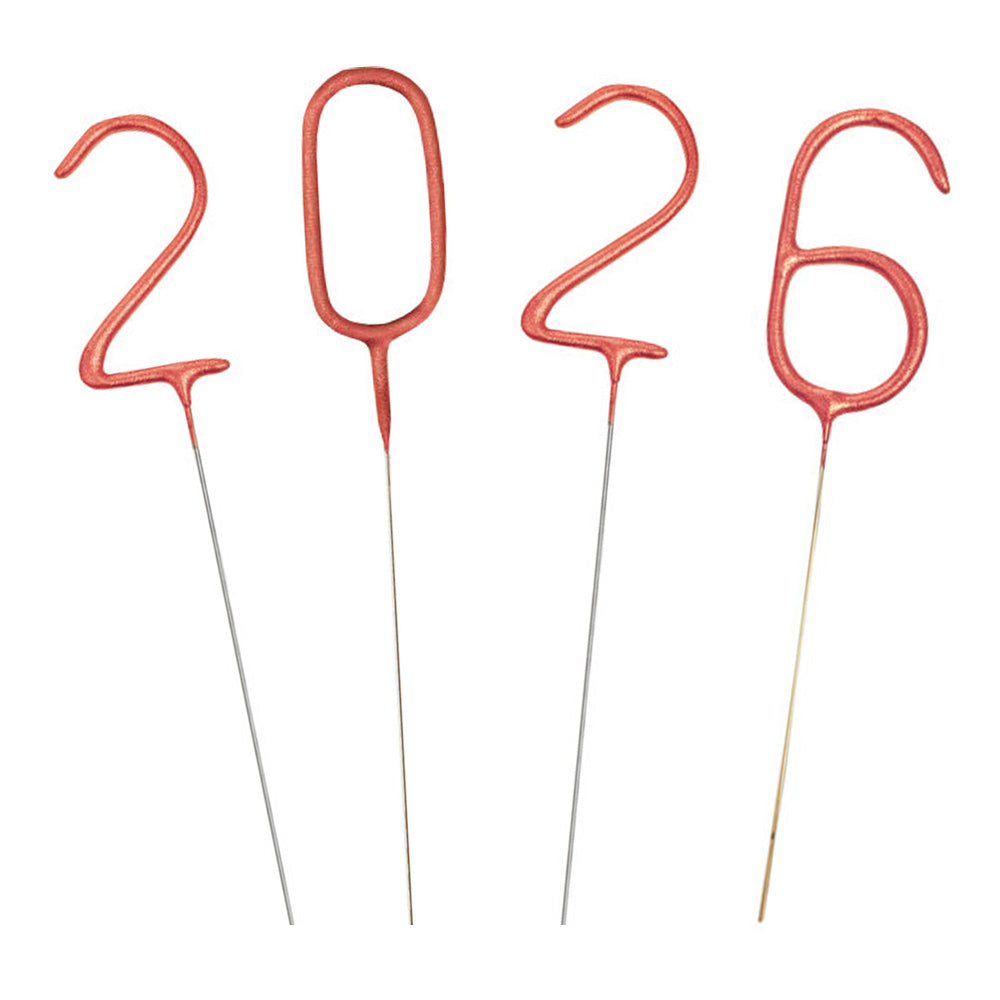 Rose Gold 2026 New Year Party Sparklers