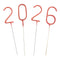 Rose Gold 2026 New Year Party Sparklers