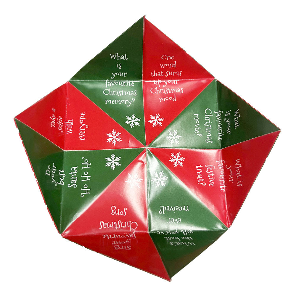 Christmas Paper Fortune Teller and Word Search Activity Sheet - A4