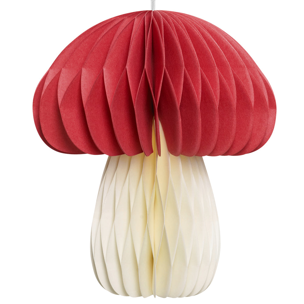 Toadstool Mushroom Paper Decoration - 12.5cm