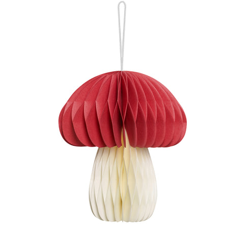 Toadstool Mushroom Paper Decoration - 12.5cm