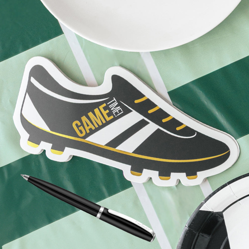 Football Boot Shaped Party Invitations - 19cm - Pack of 6