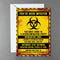 Zombie Apocalypse Personalised Halloween Party Invitation - Pack of 16