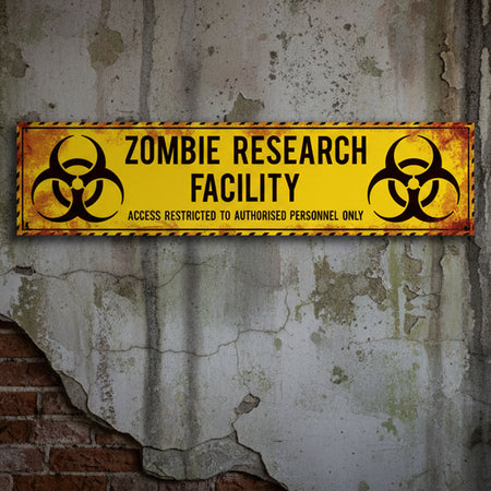 Zombie Biohazard Banner - 1.2m