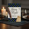 A5 Burns Night menu on a supper table