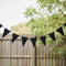 Black Plastic All-Weather Bunting - 10m