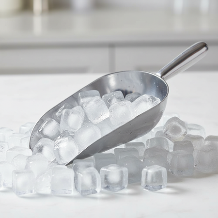 Aluminium Ice Scoop in Ice