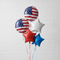 American Independence Day Balloon Bouquet - Uniflated