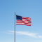 Giant American Cloth Flag - 2.4m