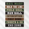 American football poster on a white wall with soft light and shade, in square format