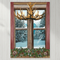 Après Ski Window Poster on Off-White Wood Background