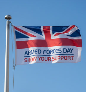 British Armed Forces Polyester Fabric Flag - 5ft x 3ft