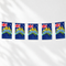 Australian bunting with a slightly deeper curve