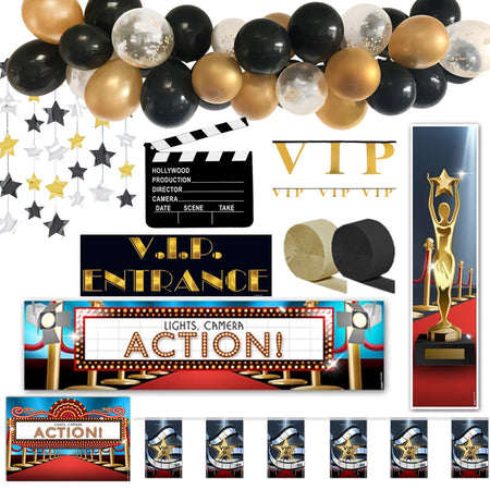 Hollywood Oscars Award Night Decoration Party Pack
