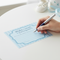 Baby Shower Advice Card with Hand and Pen