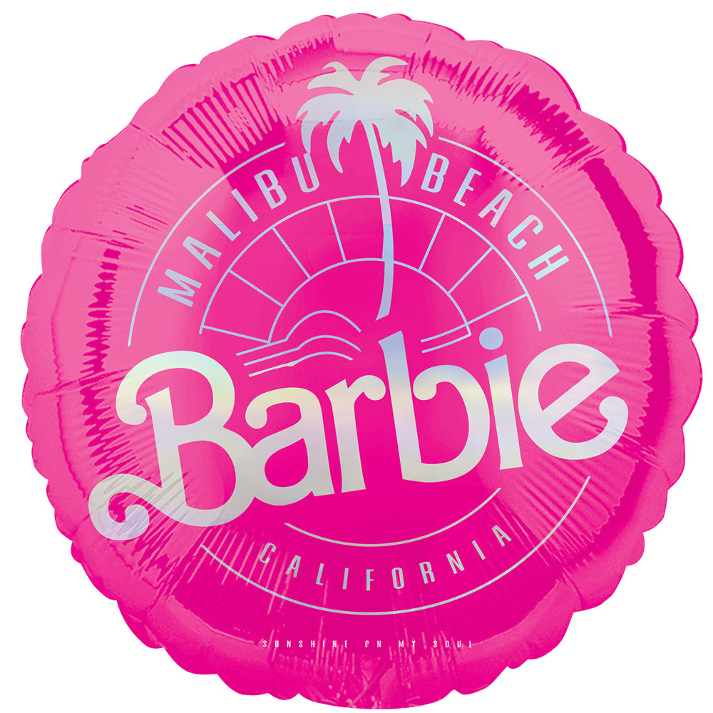 Barbie Malibu Pink Foil Balloon - 18"